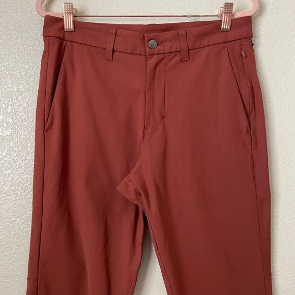 Lululemon Pants Mens 30 Date Brown Commission Slim Fit ABC Warpstreme M5AF2S - Picture 5 of 12